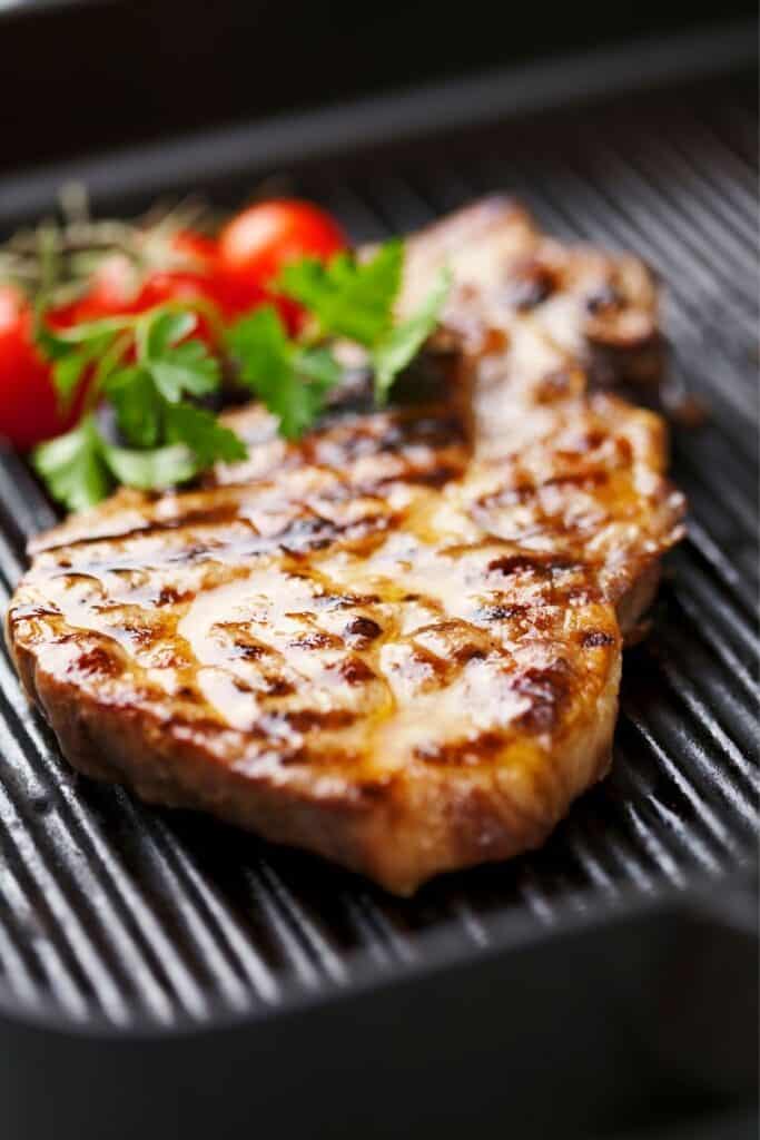 ina garten’s pork chops with caramelized onions