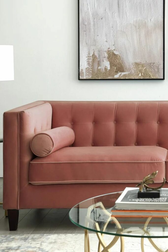 Muted Neutralized Shade Sofa
