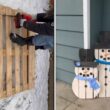 Wooden Snowman