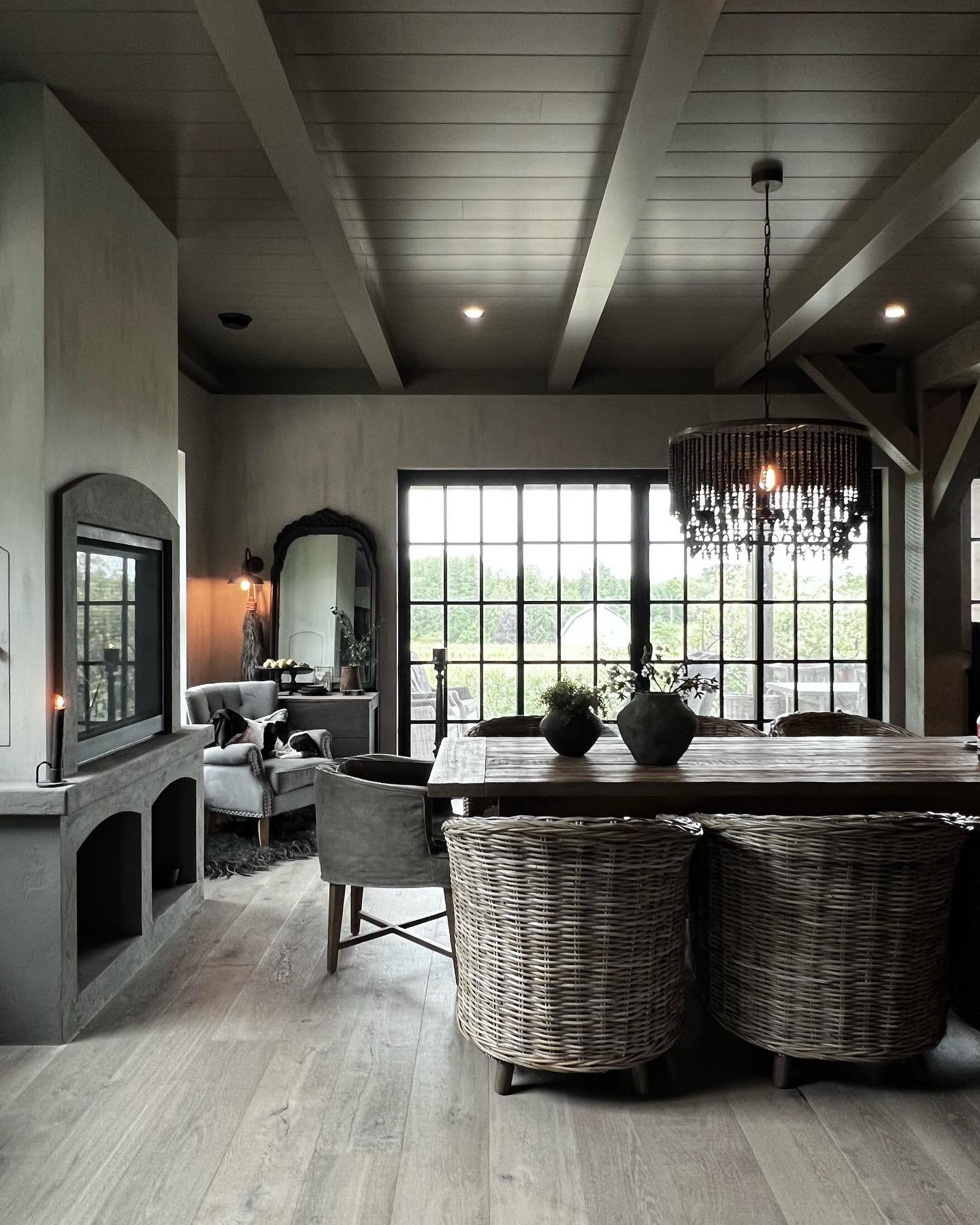 Authentic Weathered Wood Ceiling