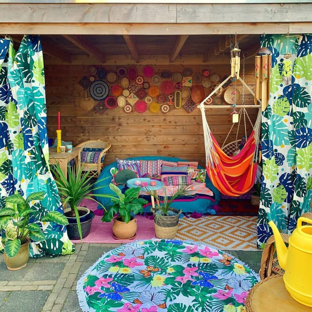 Bohemian Patio Decor
