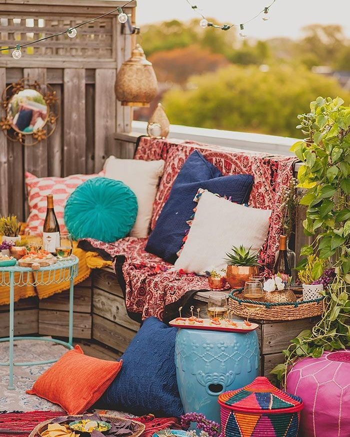 Colorful Vintage Patio