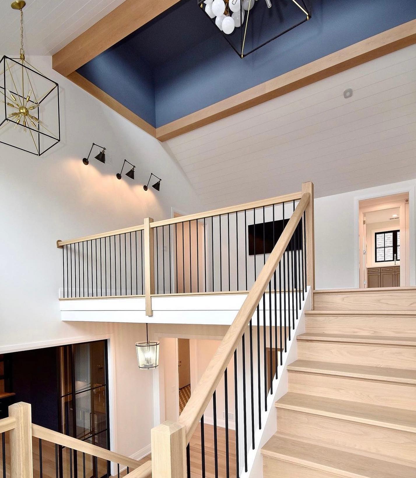 Dark Recessed Ceiling Idea