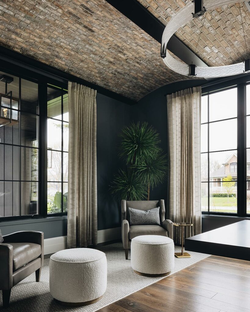 Flat Brick Ceiling