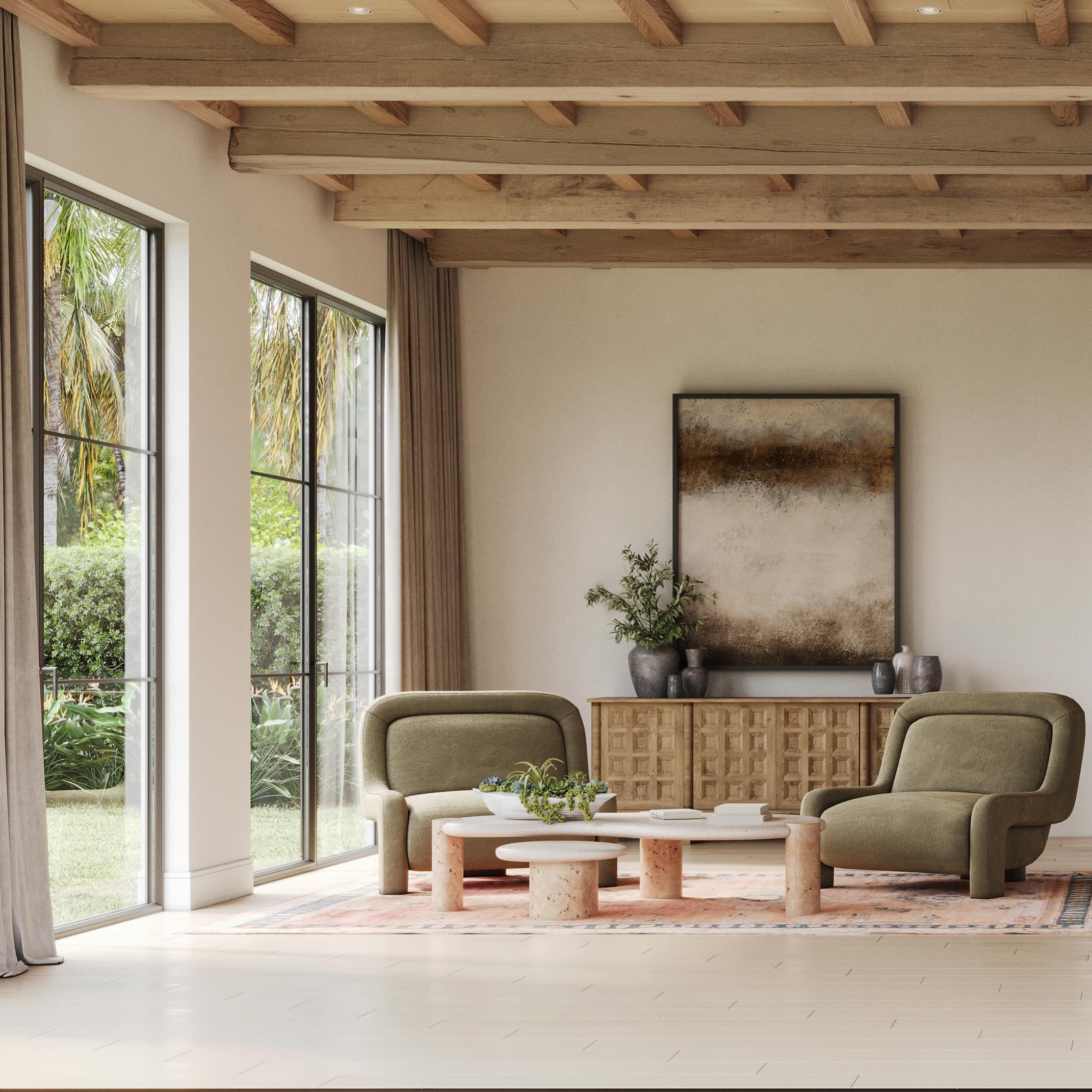 Modern Rustic Ceiling Design