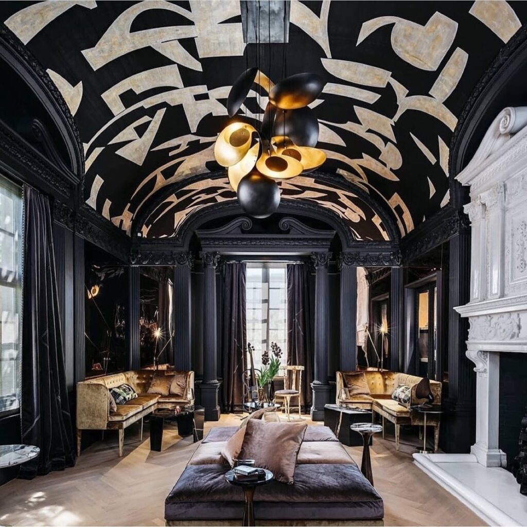 Monochrome Ceiling Decor