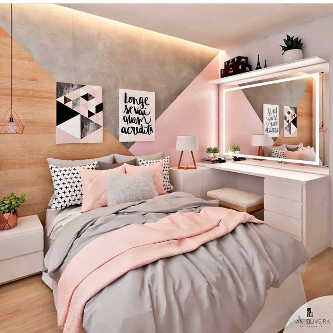 Salon Rose With Cloud Grey Decor