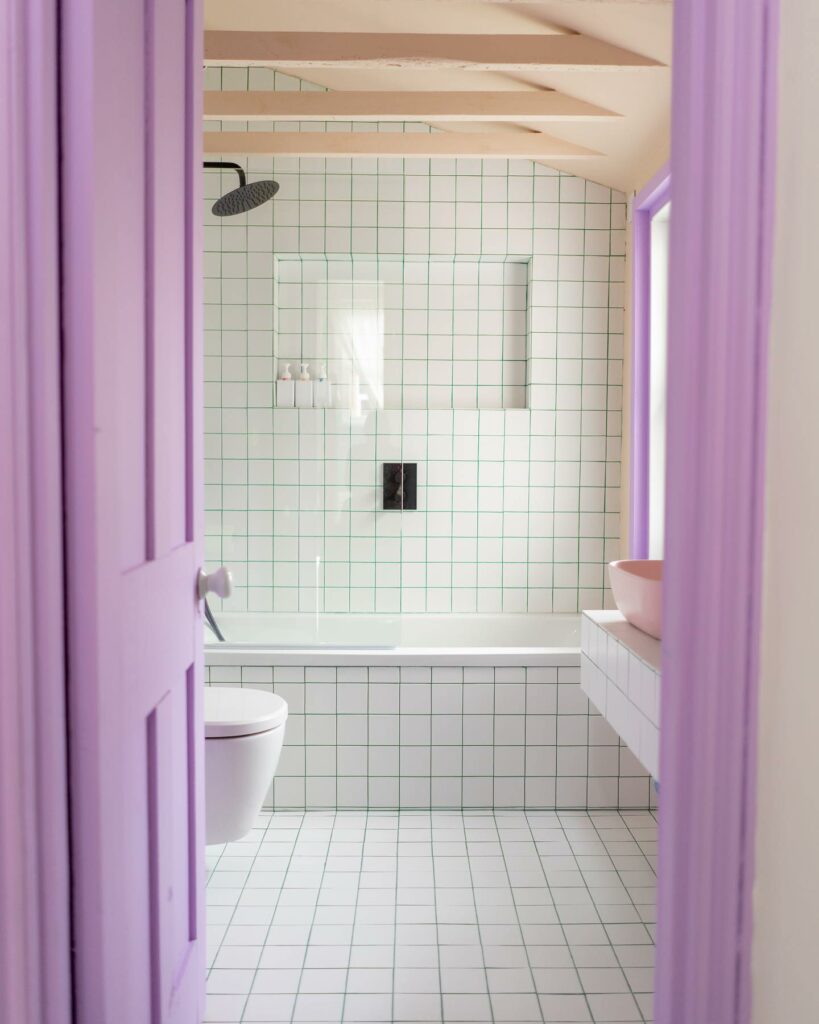 Simple Charming Small Bathroom