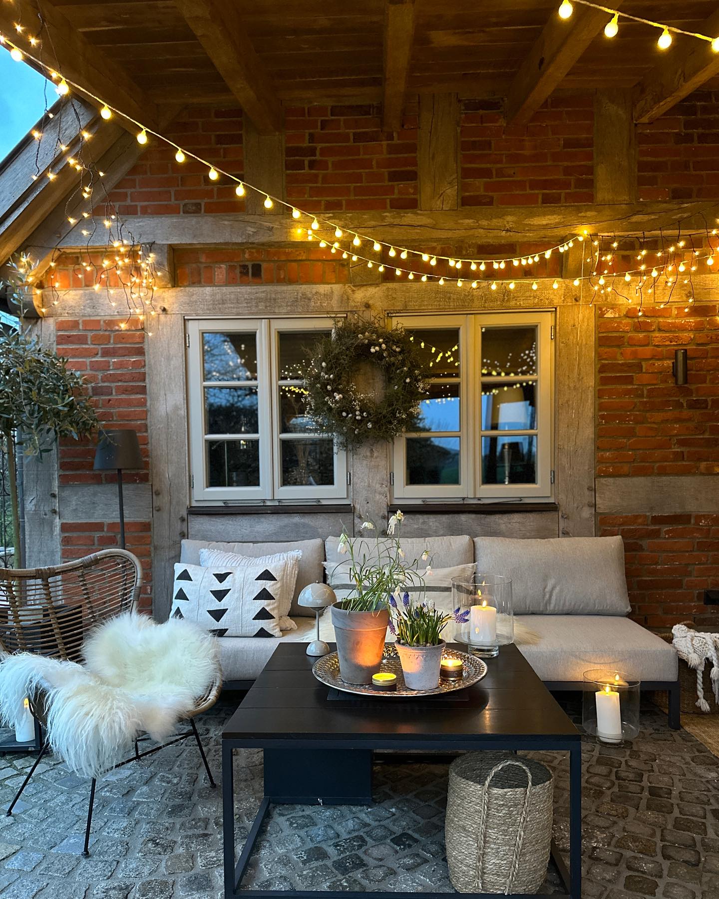 String Light Modern Patio Decor
