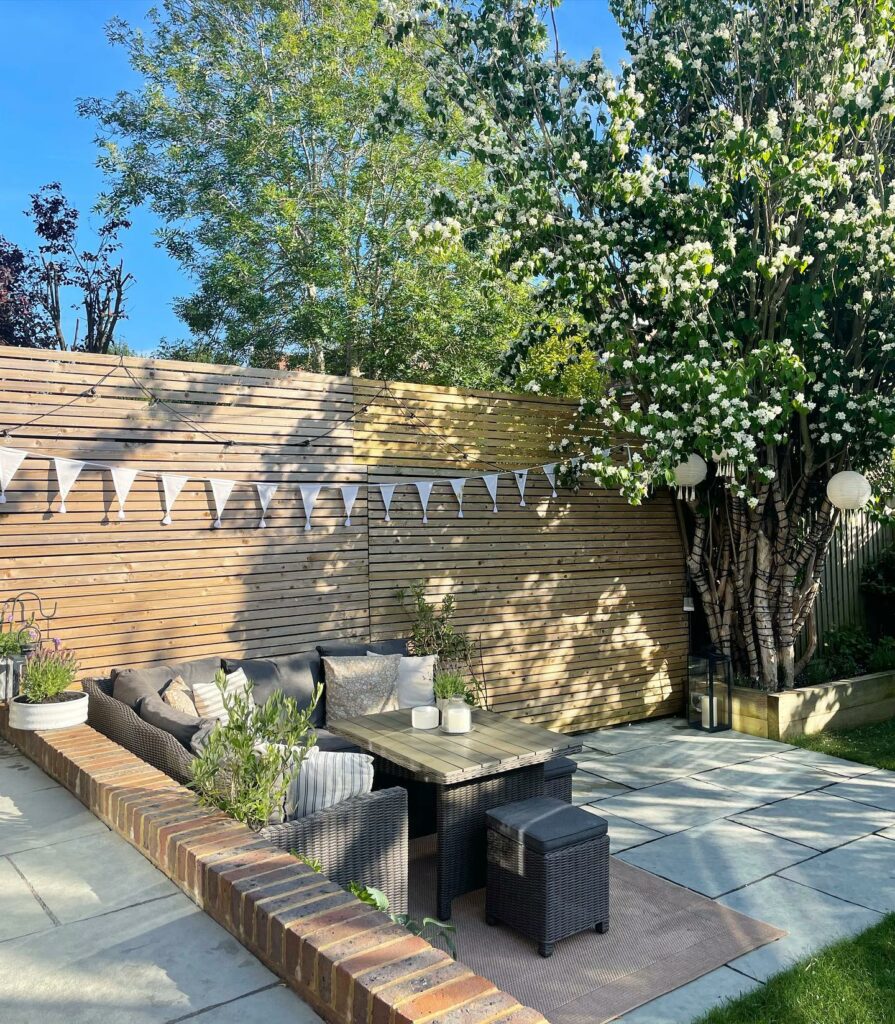 Warm Patio Decor