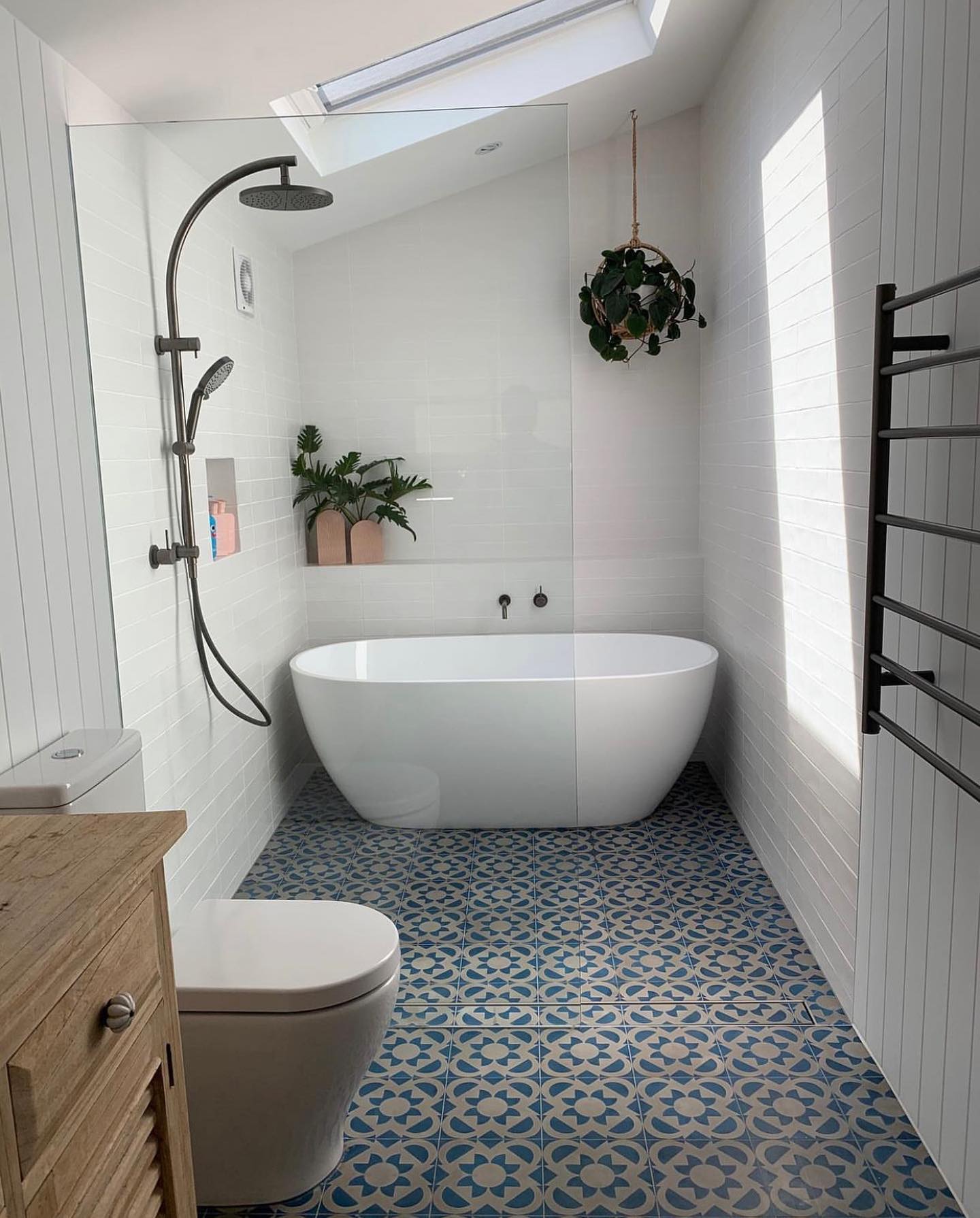 Blue SunFlower Tiles