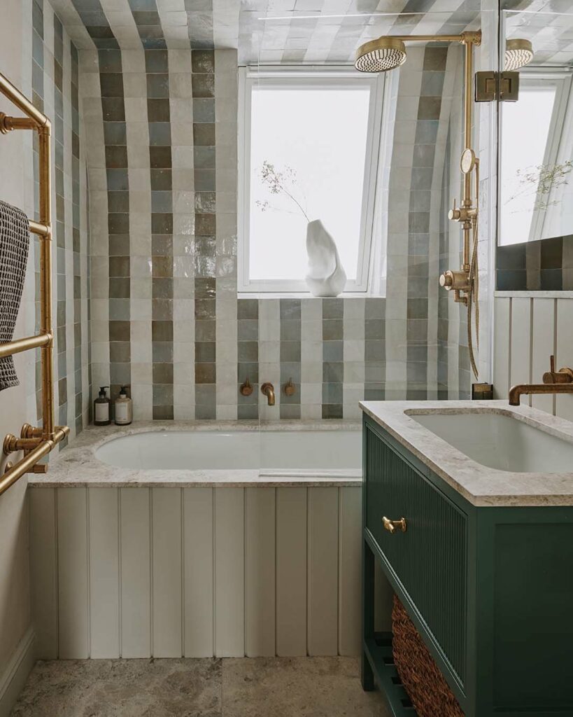Dreamy Bathroom Tile Combination