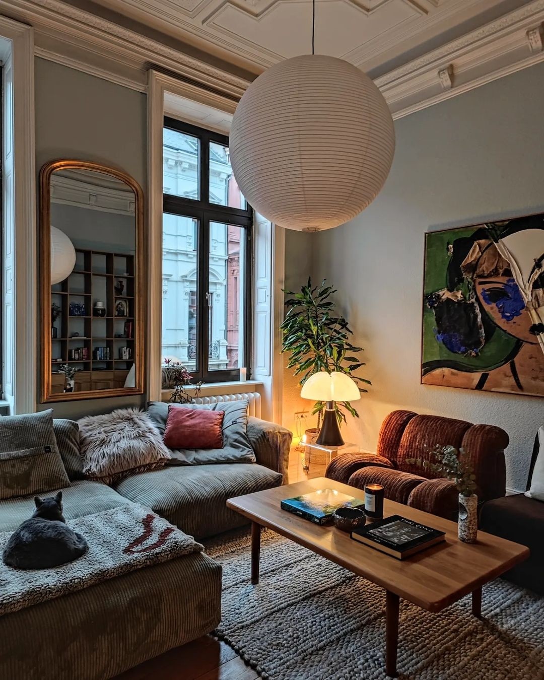 Midcentury Modern Interior With Vintage Furniture