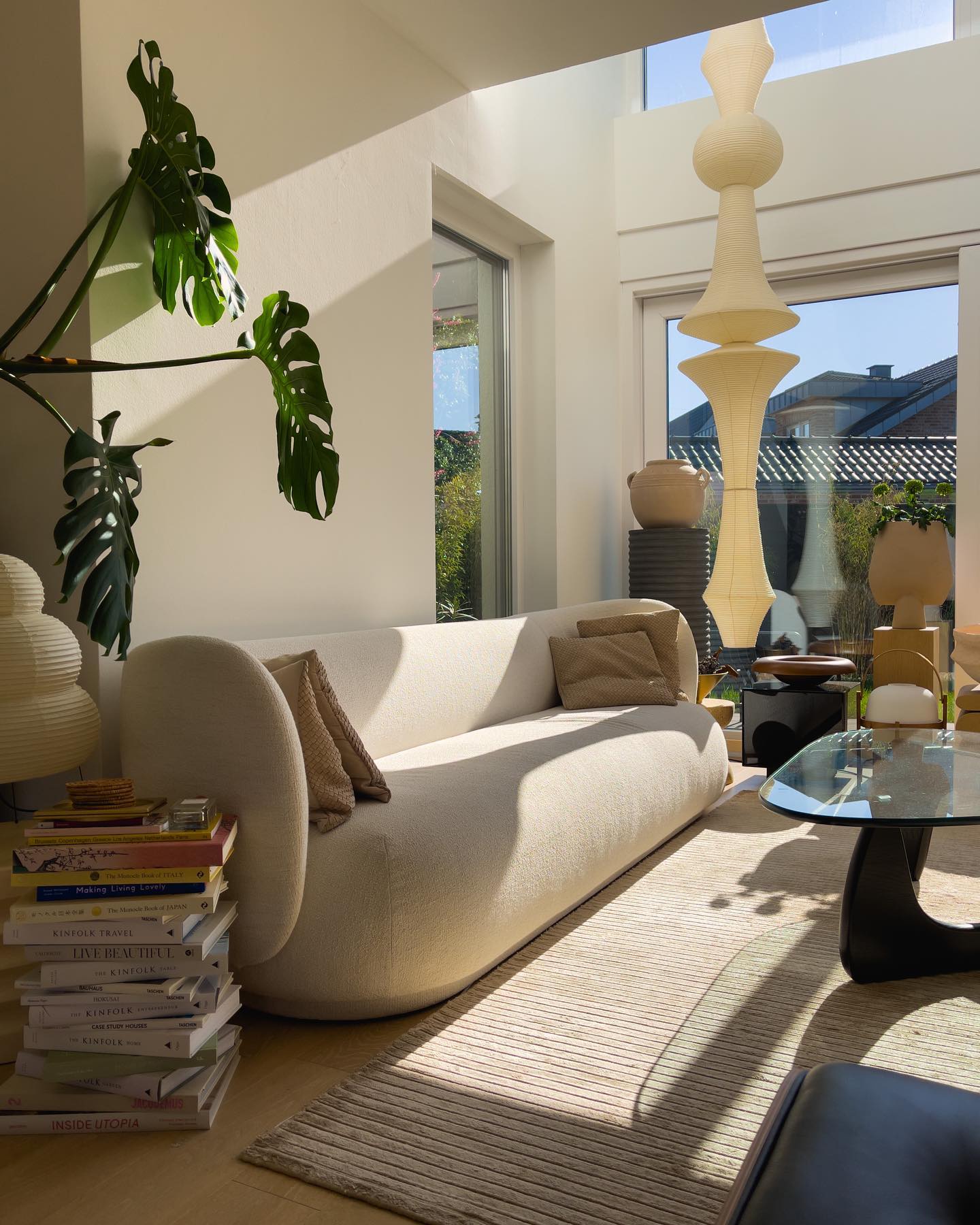 Nude Midcentury Living Room