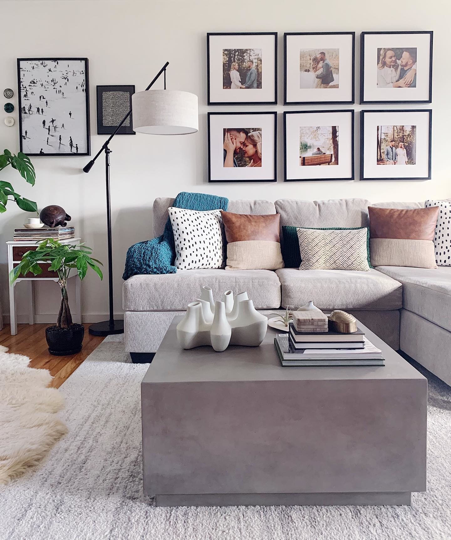 Small Space Midcentury Modern Living Room