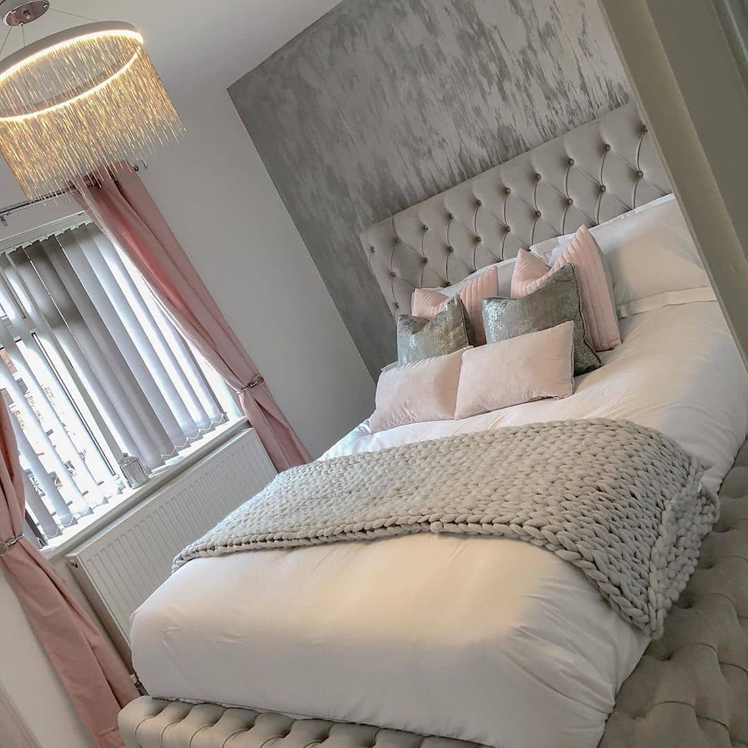 Chrome Bi-Colored Master Bedroom
