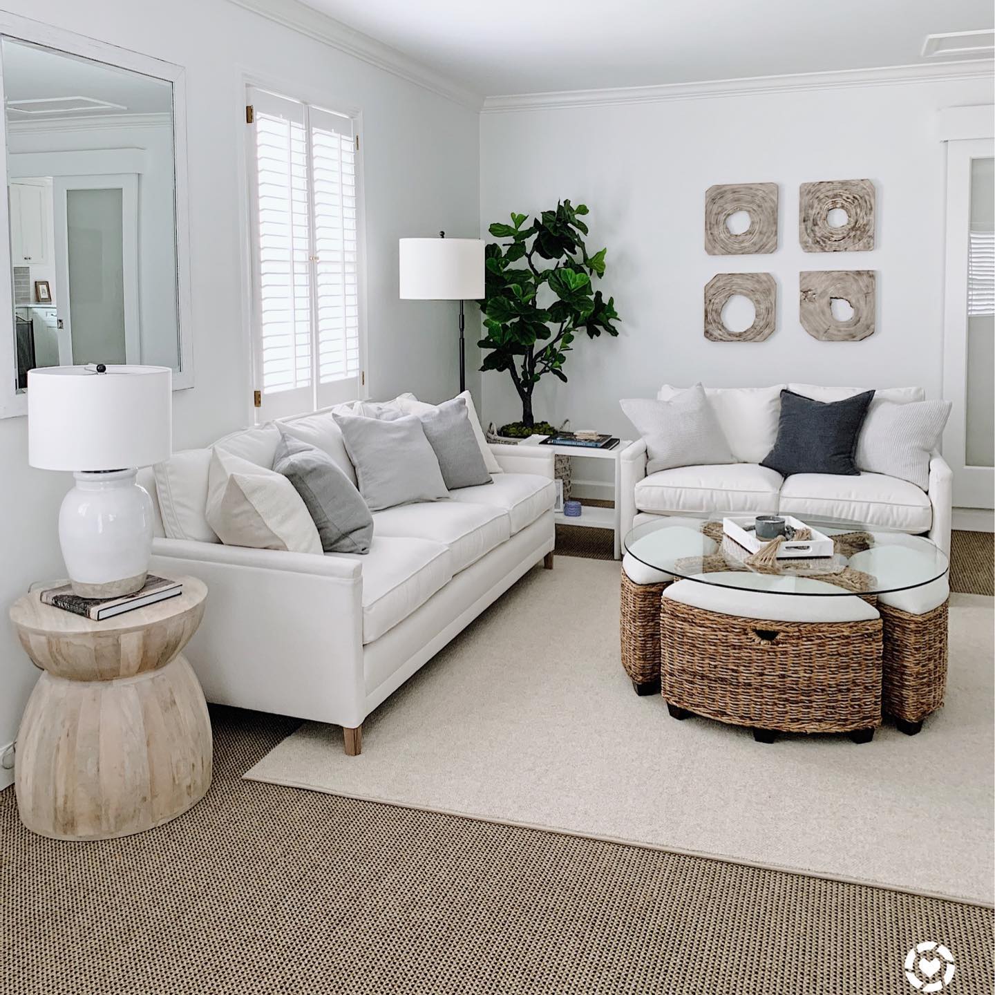 Cozy Beach House Living Room Decor