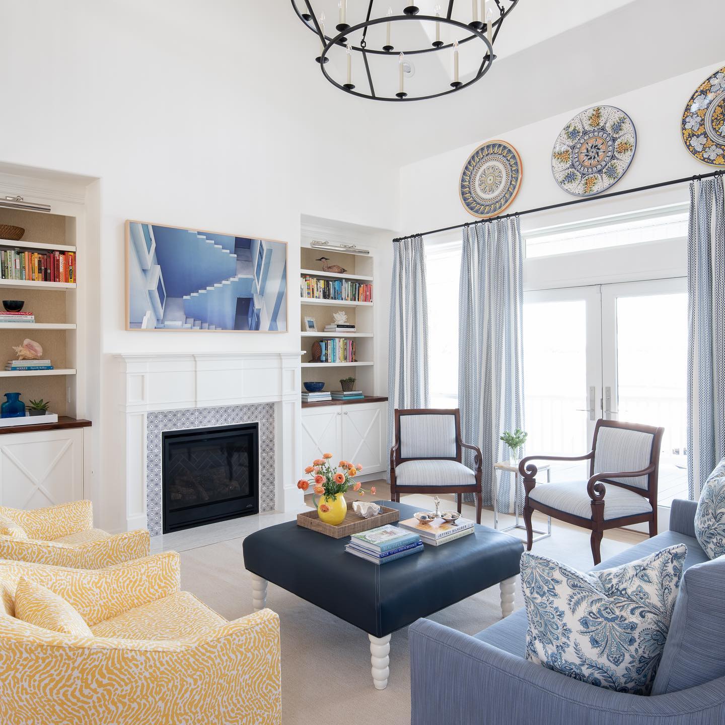 Italian Coastal Living Room Decor