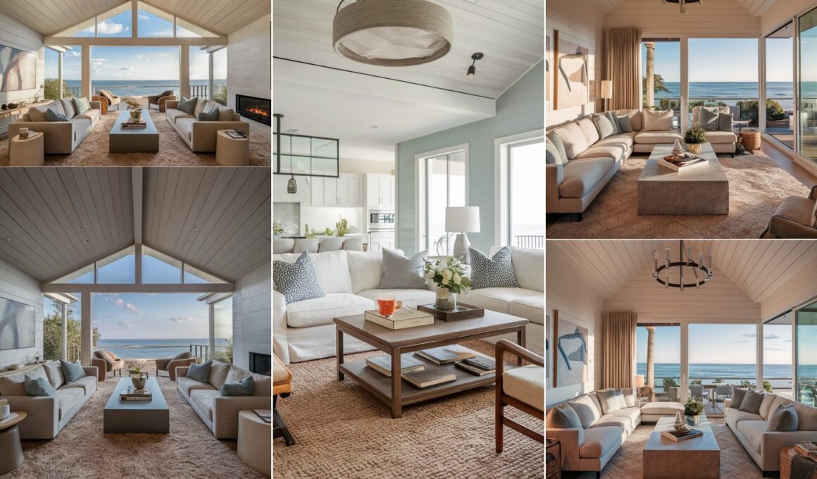 beach house living room vibes