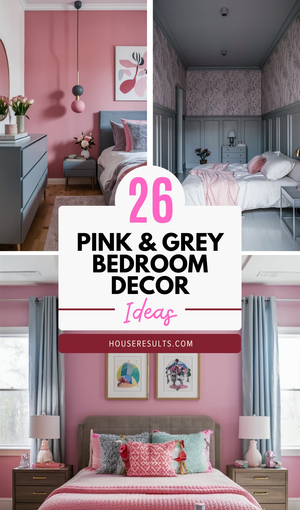 Pink And Grey Room Decor Ideas