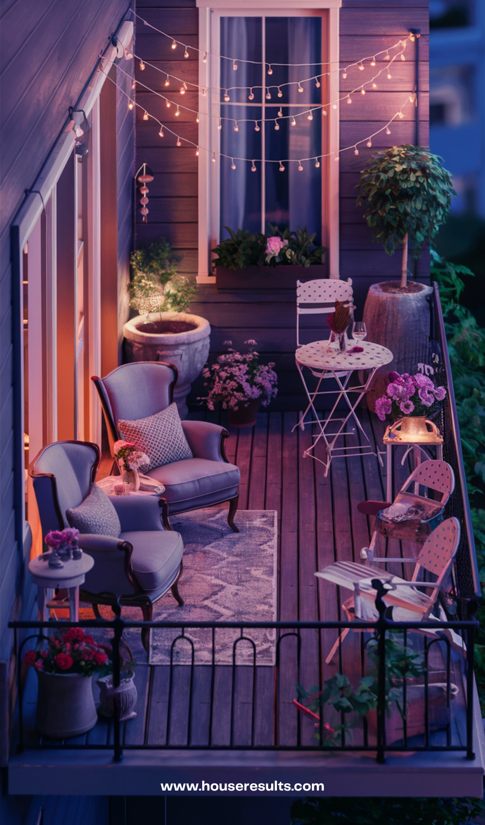 Cozy Resort Style Balcony Decor