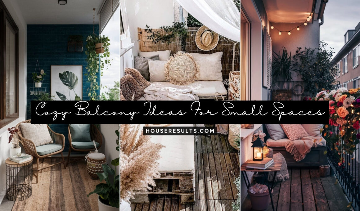Cozy Balcony Ideas For Small Spaces
