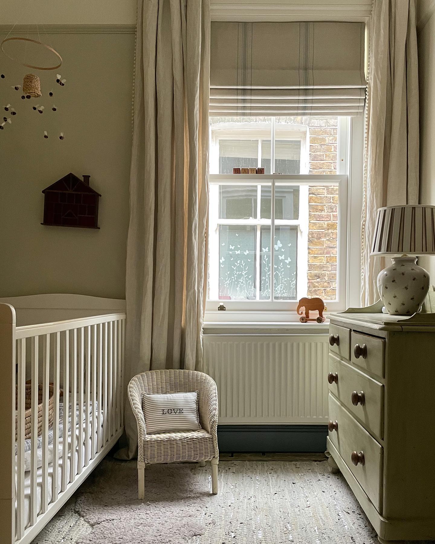 Cozy Sage Nursery Decor