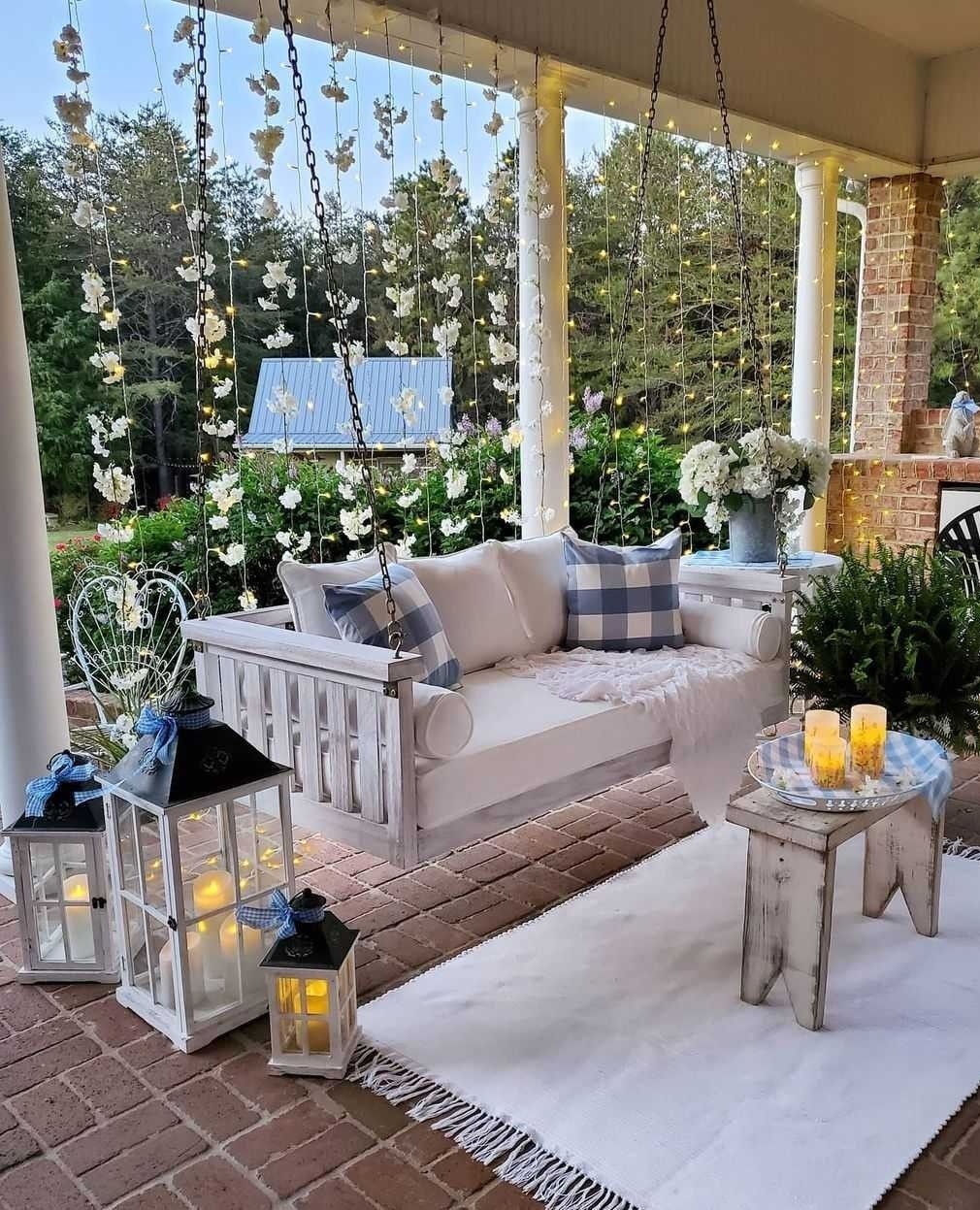 DIY Porch Swing Patio