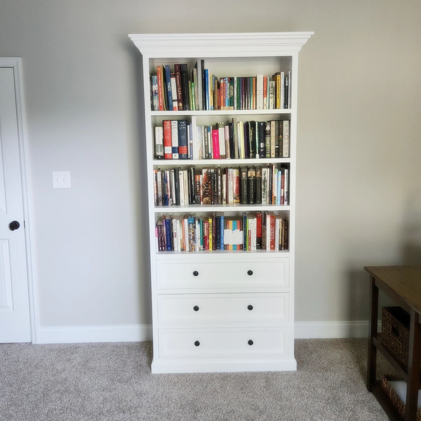 Drawer Style Bookshelf Design