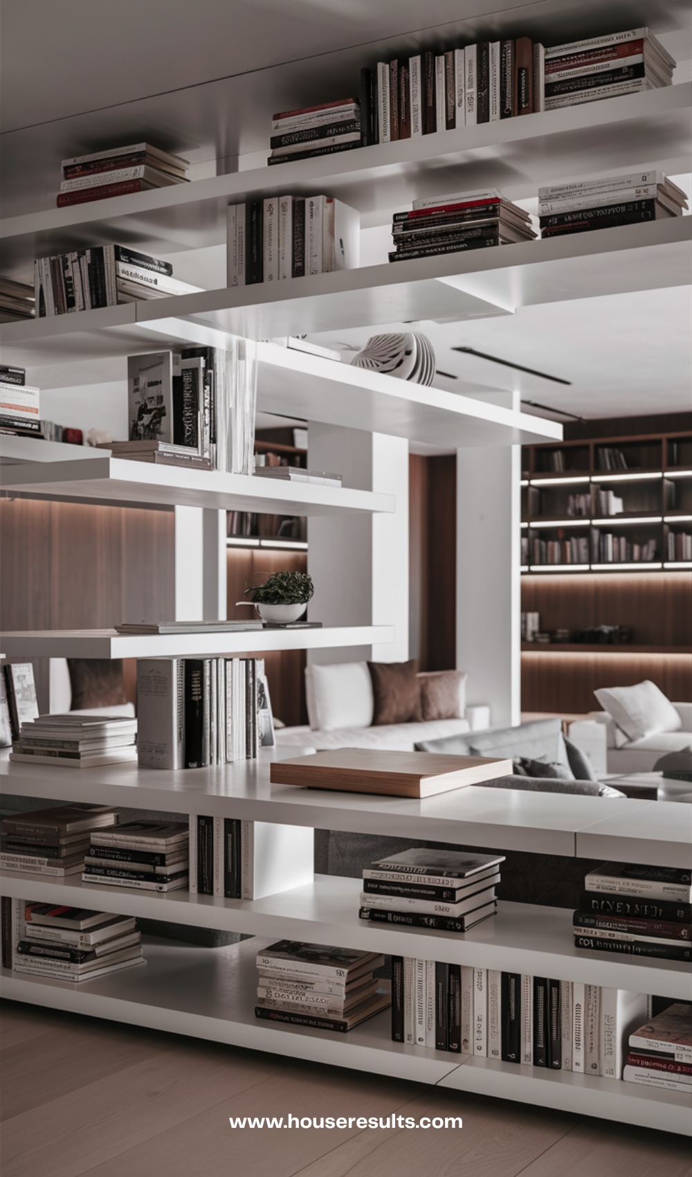 Modular Shelving Bookshelf Design