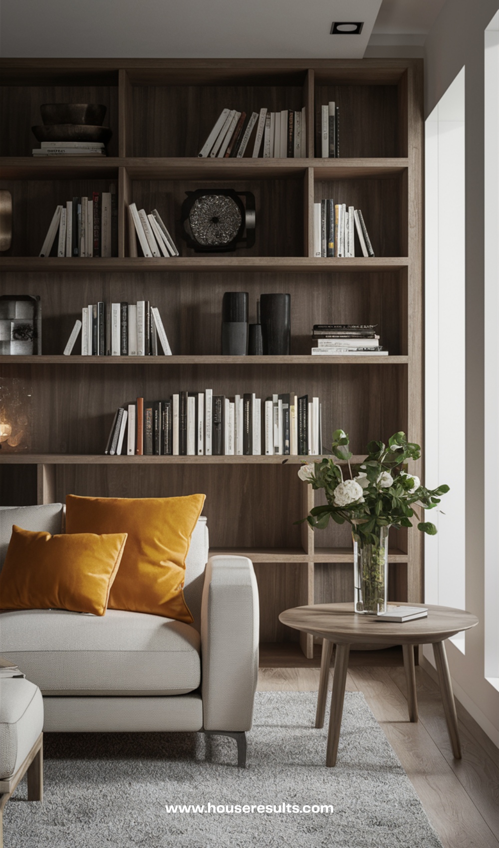 Innovative Bookshelf Design with no Divider