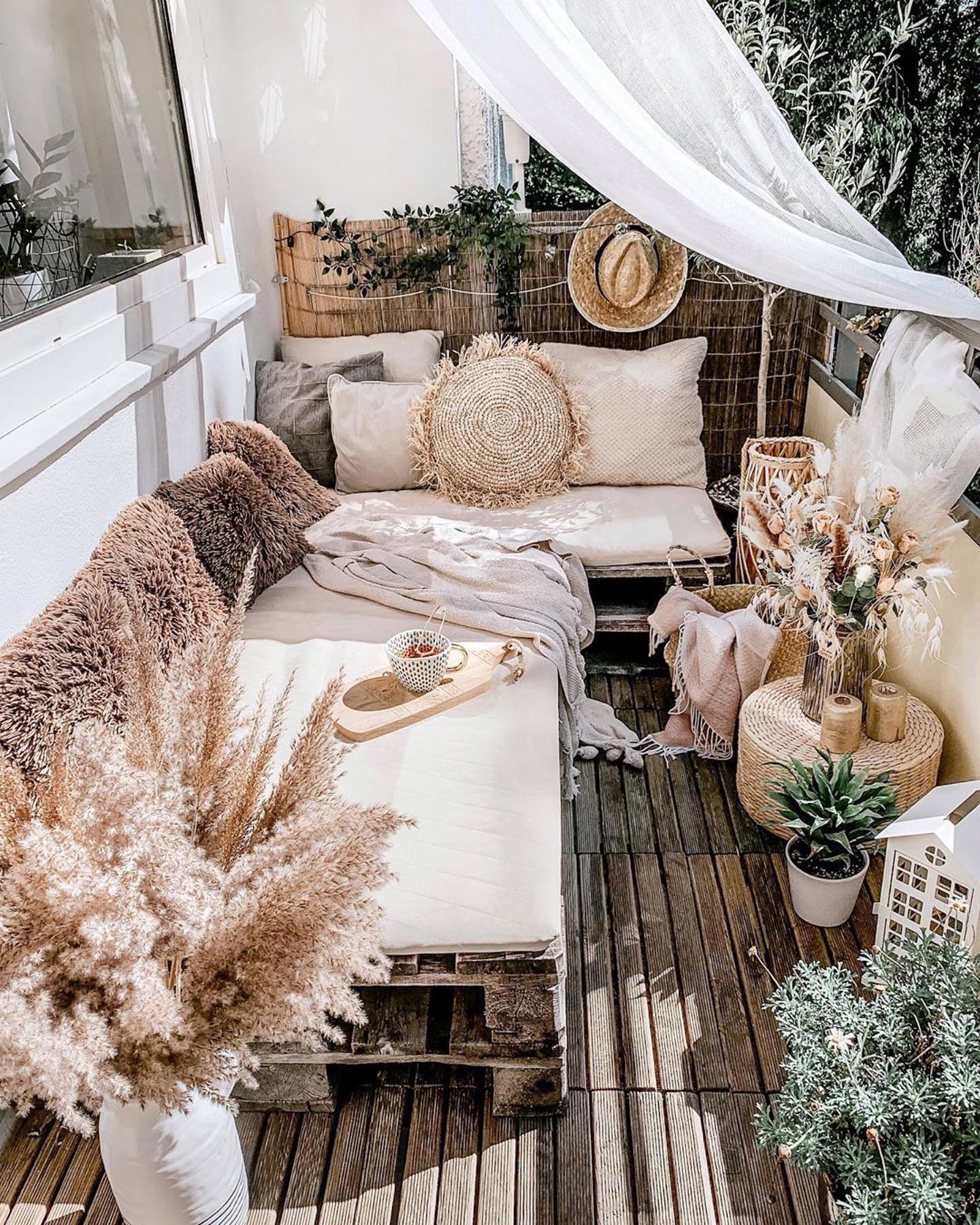 Layered Neutral Balcony