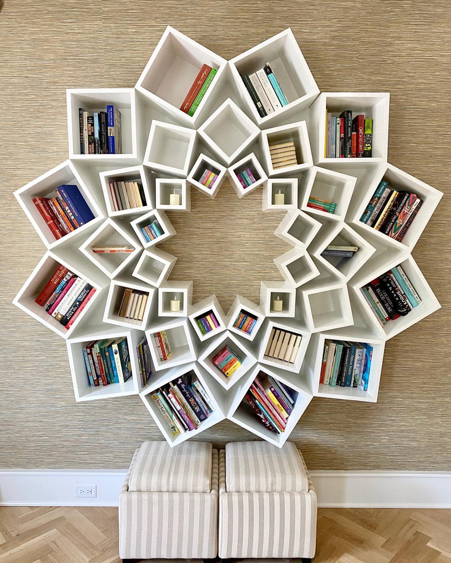 Lotus Bookshelf Design