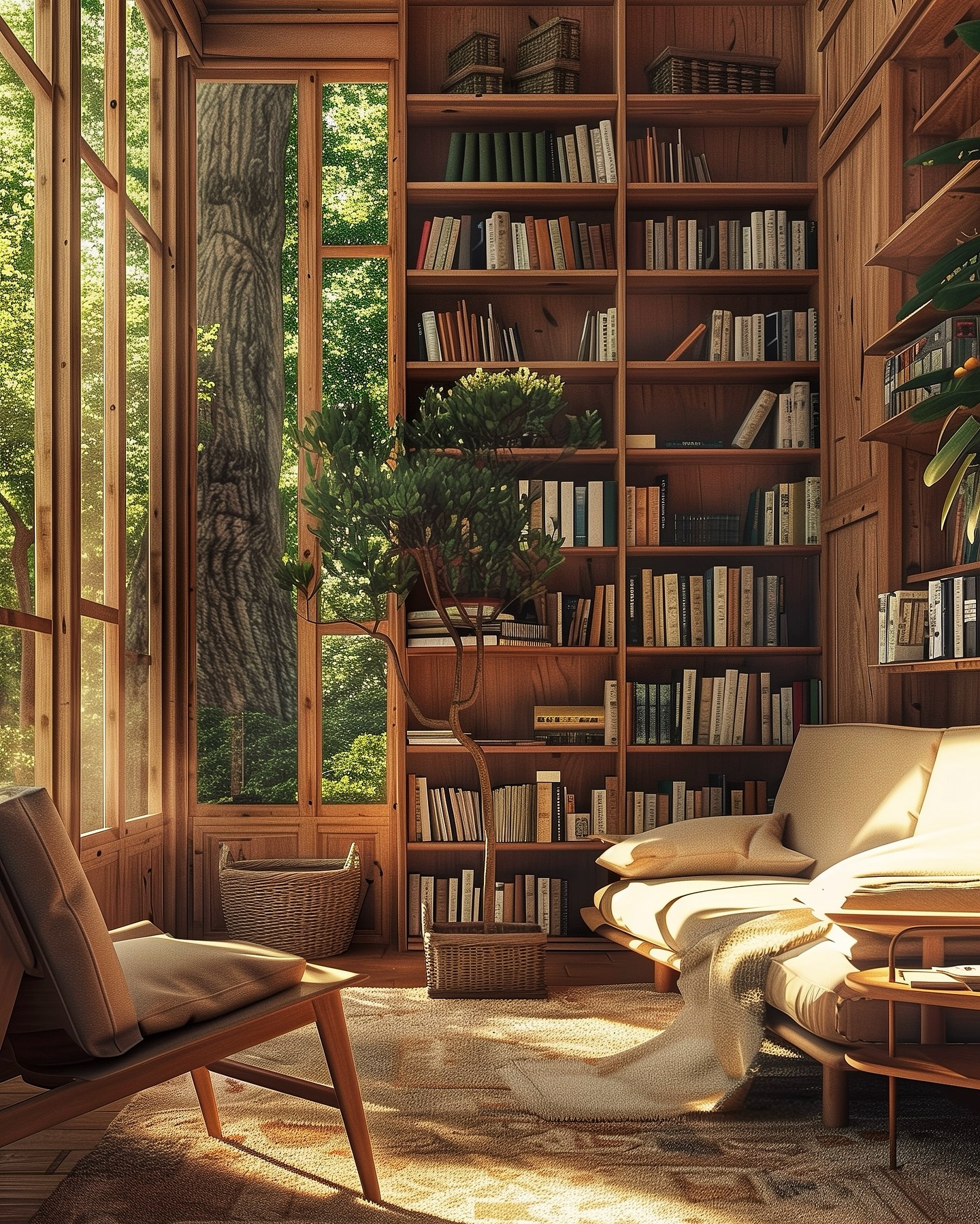 Nook Library Bookshelf Design