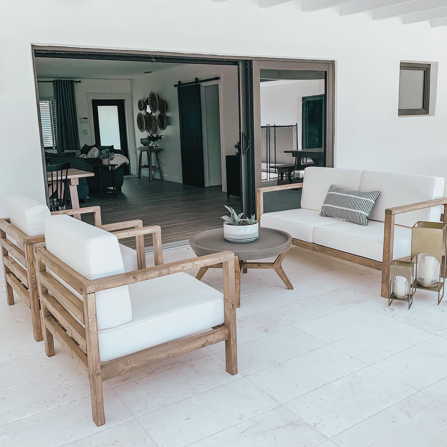 Teak DIY Cushion Outdoor Patio