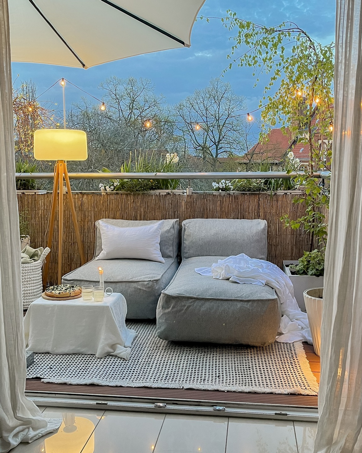 Whimsical Cozy Balcony Decor