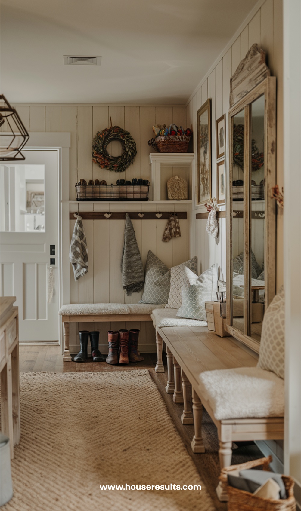Rustic Style Mudroom
