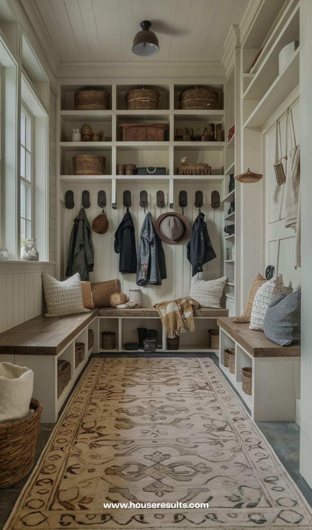 Casual and Formal Mudroom