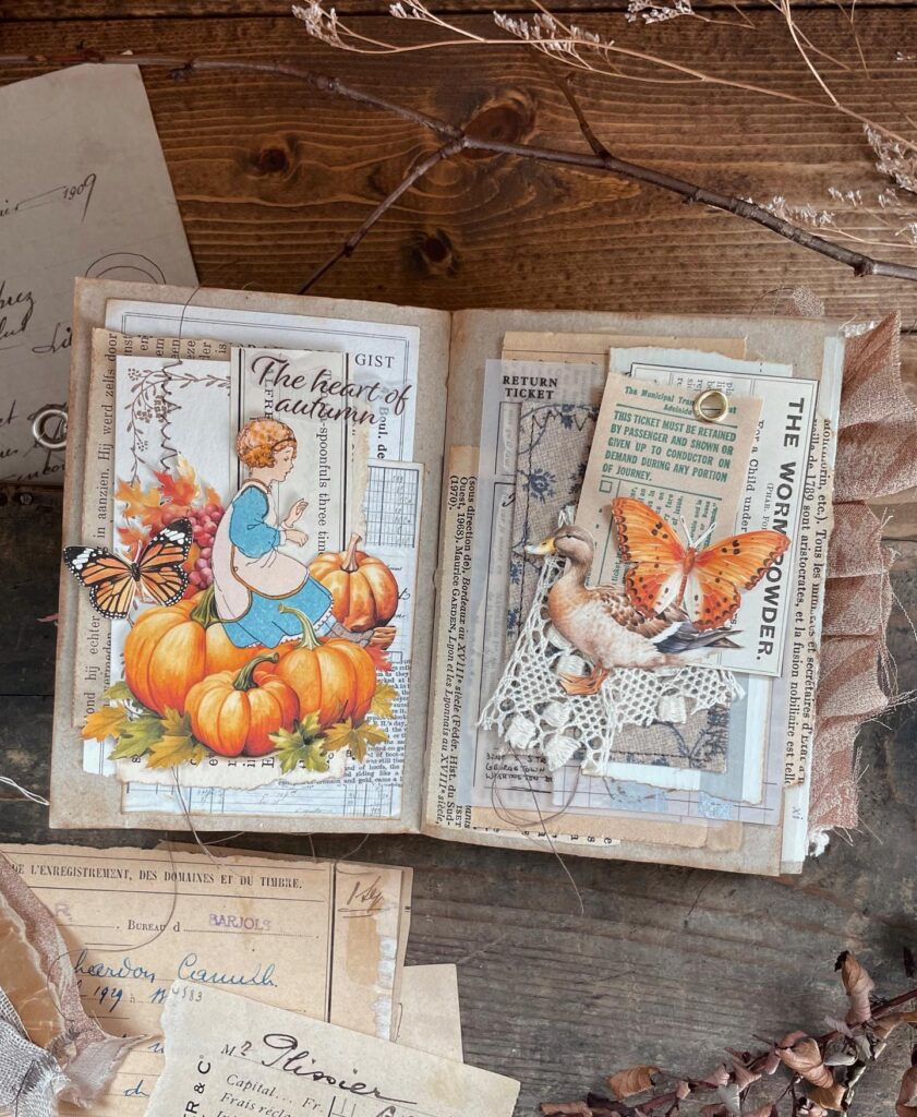 Autumn Art Journal Craft
