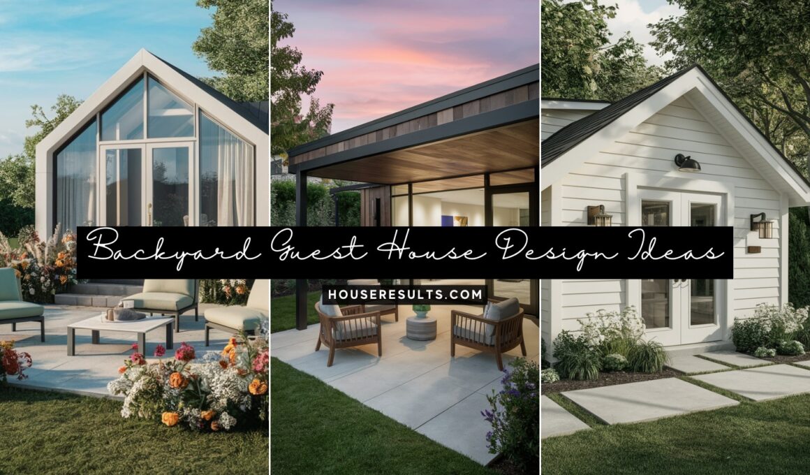 Backyard Guest House Design Ideas