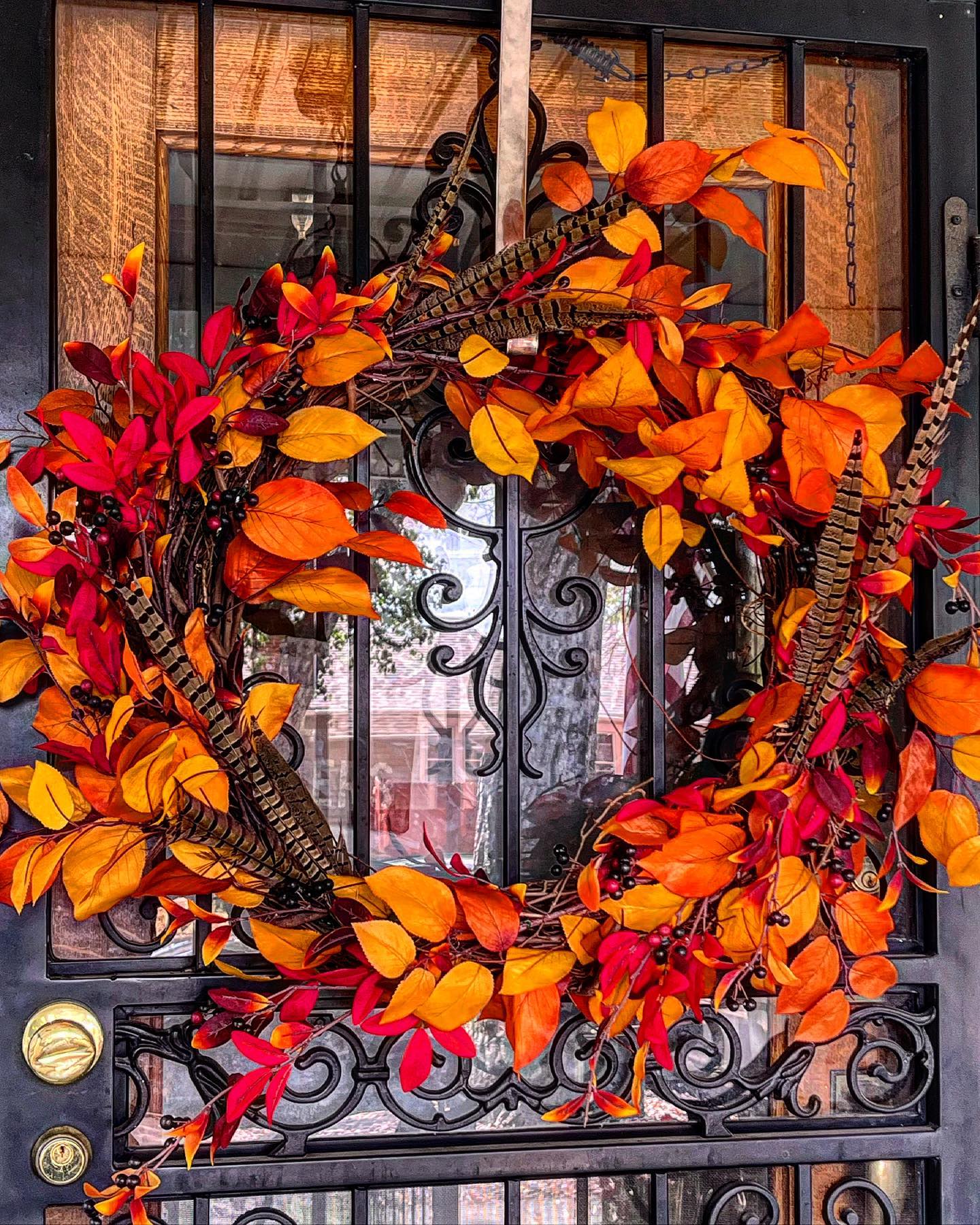 Fall Leaves Wreath