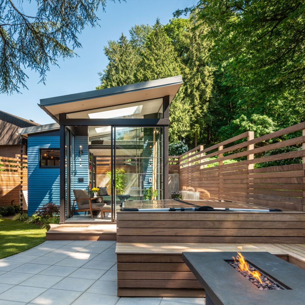 Open Shed Backyard Guest House Decor