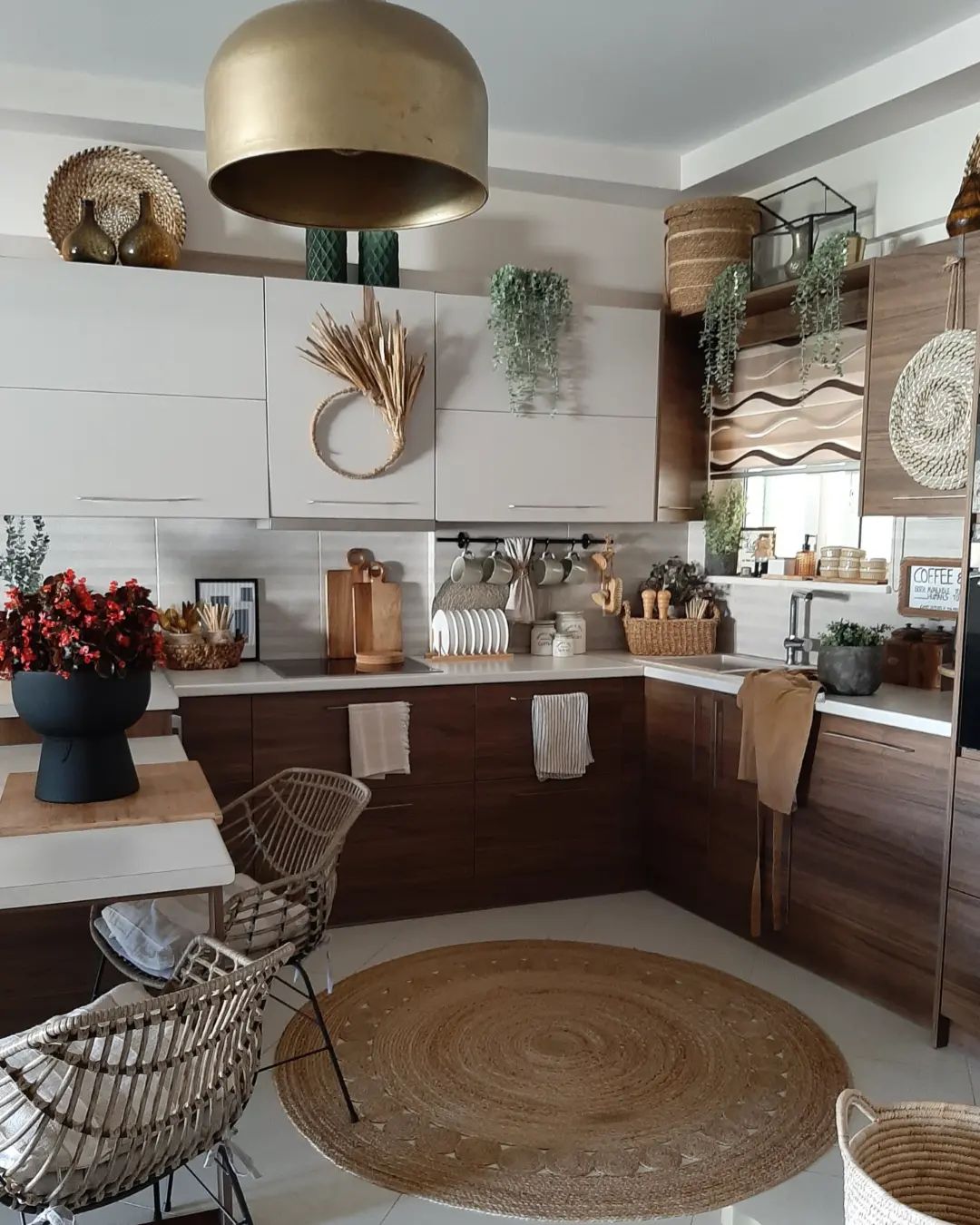 Country Boho Kitchen Design