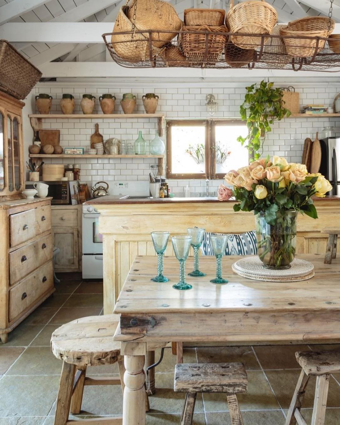 Farmhouse European Cottage Kitchen