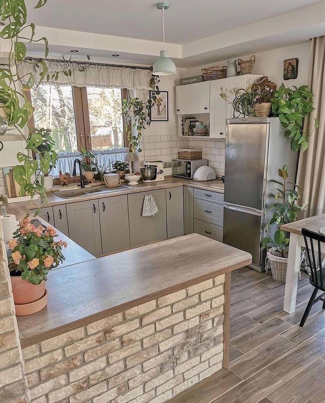 Scandinavian Boho Kitchen Design