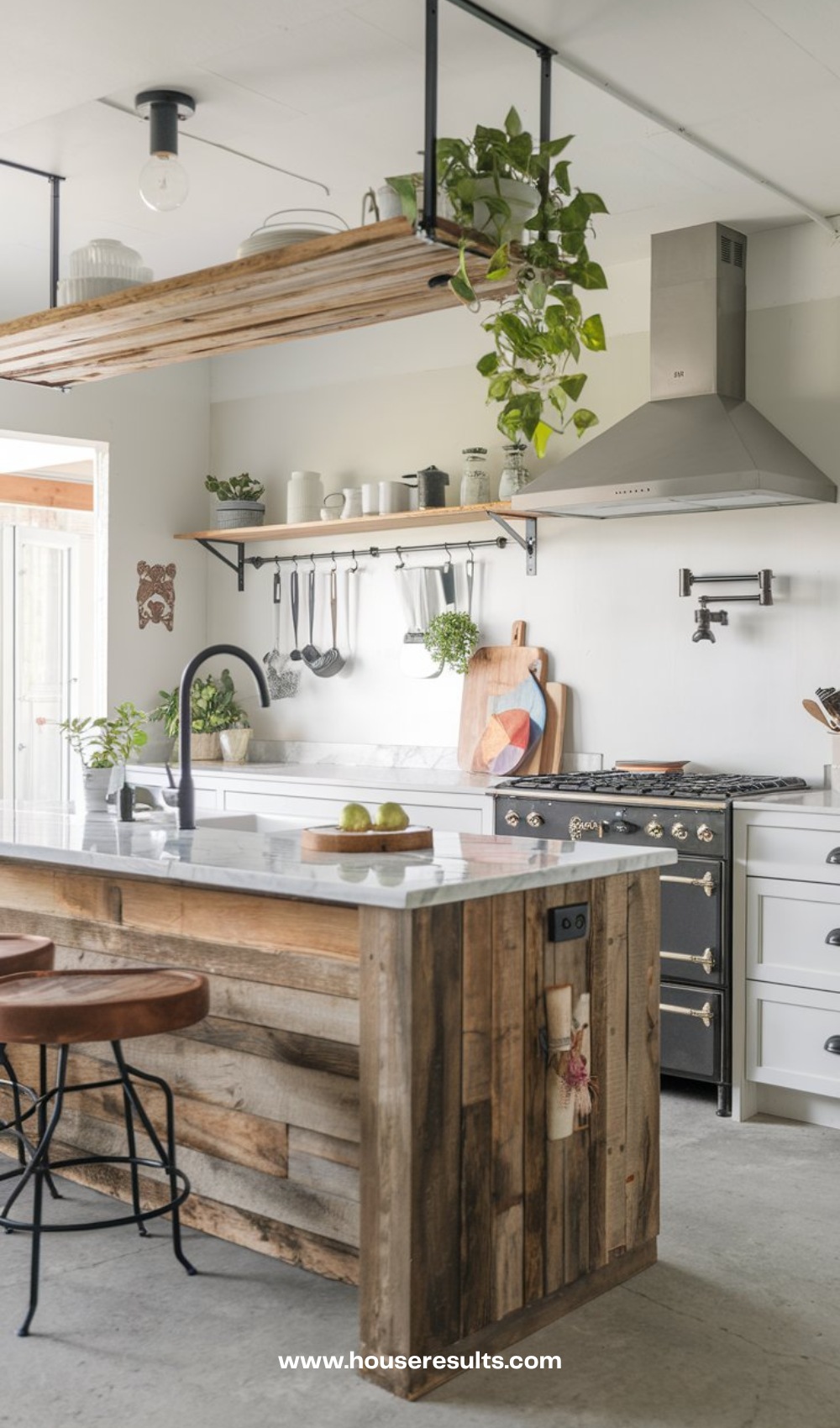 Nature Inspired Boho Kitchen Design