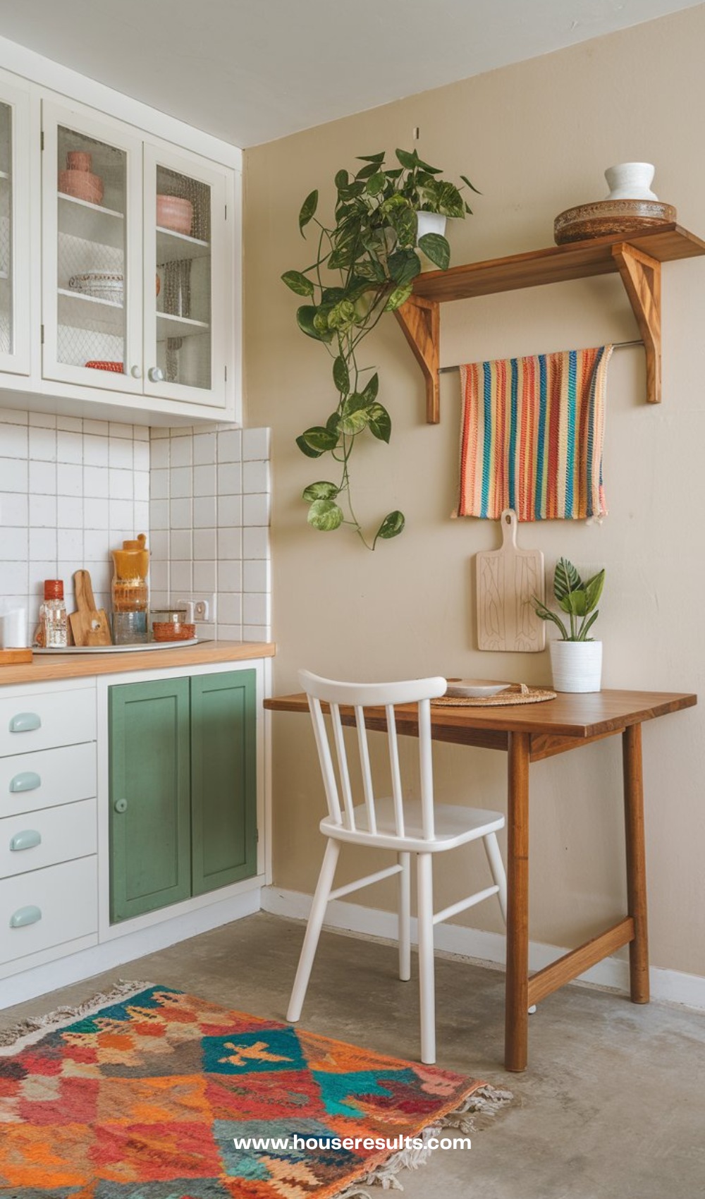 Minimalist Boho Kitchen Design