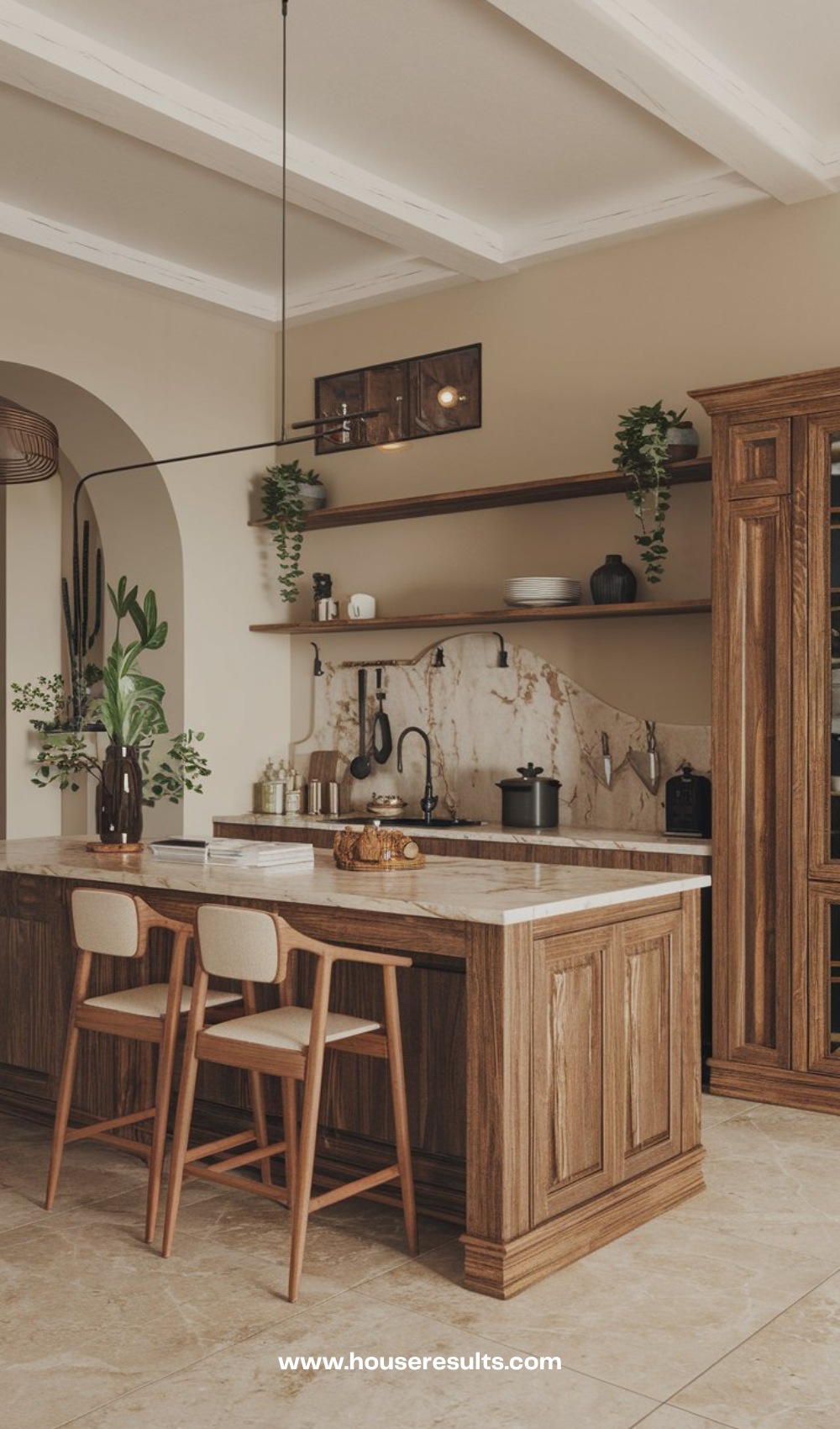 Farmhouse Boho Kitchen Design