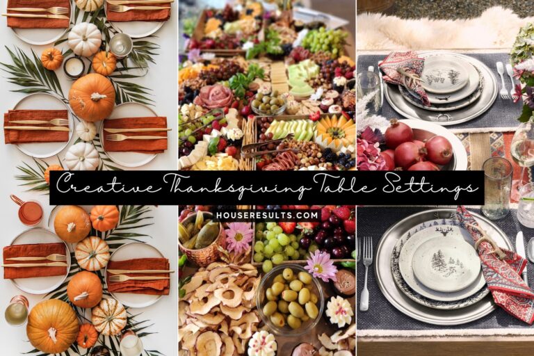 Creative Thanksgiving Table Settings