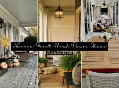 Narrow Front Porch Decor Ideas